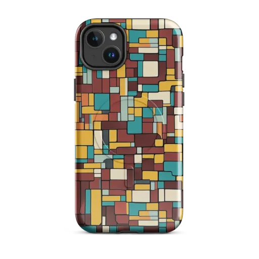 Bauhaus Block Party on a MagSafe Tough Case for iPhone®