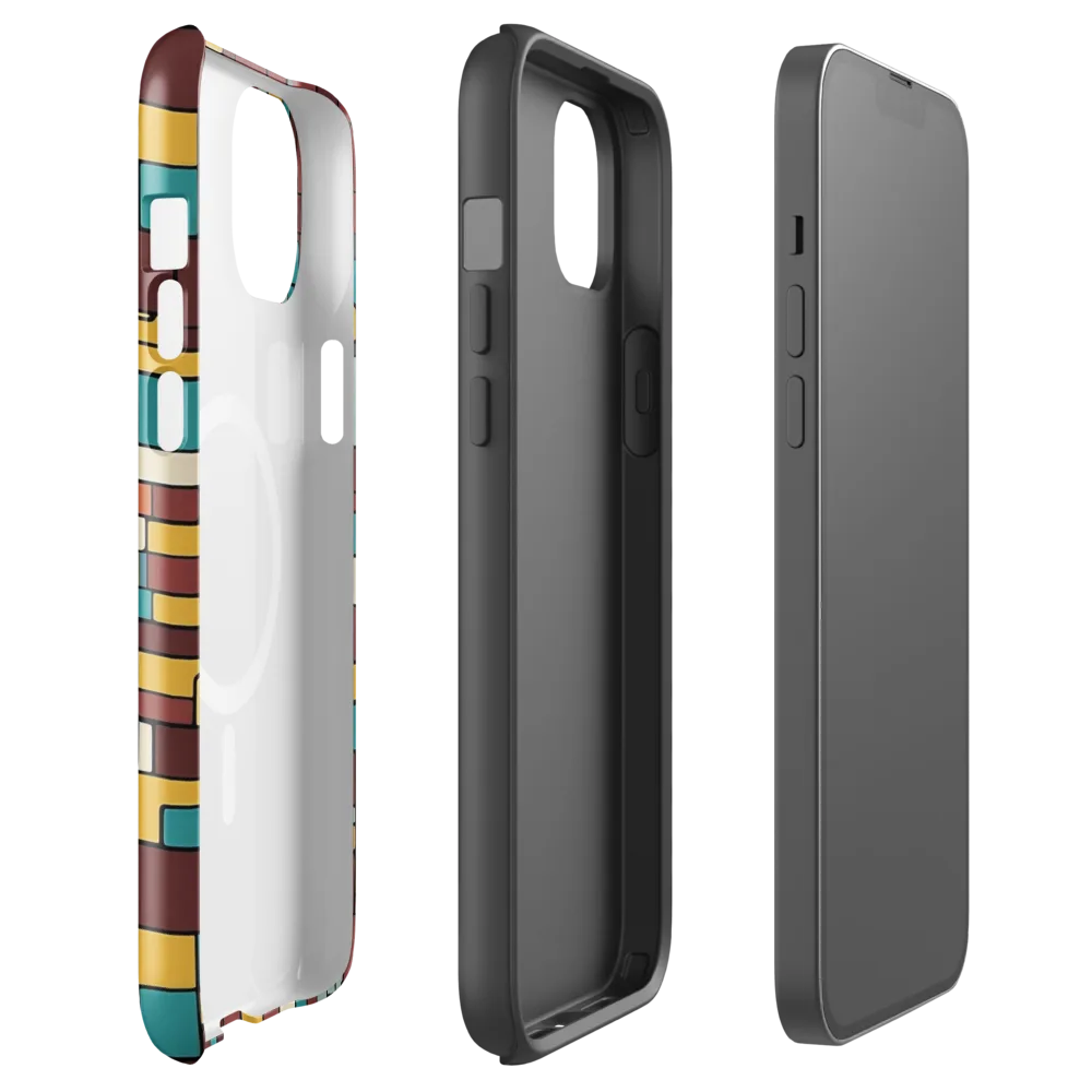 Bauhaus Block Party on MagSafe Tough Case for iPhone® — Front