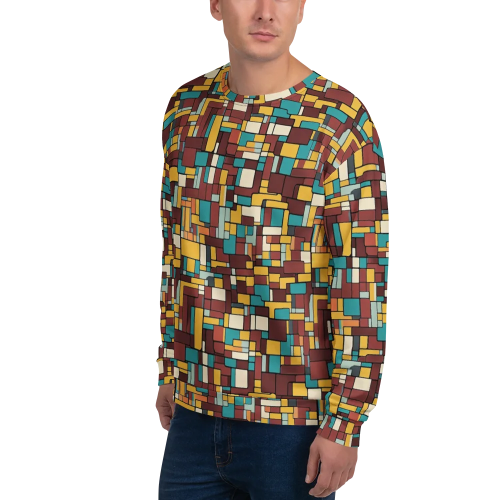 Bauhaus Block Party on Sweatshirt — Left Front