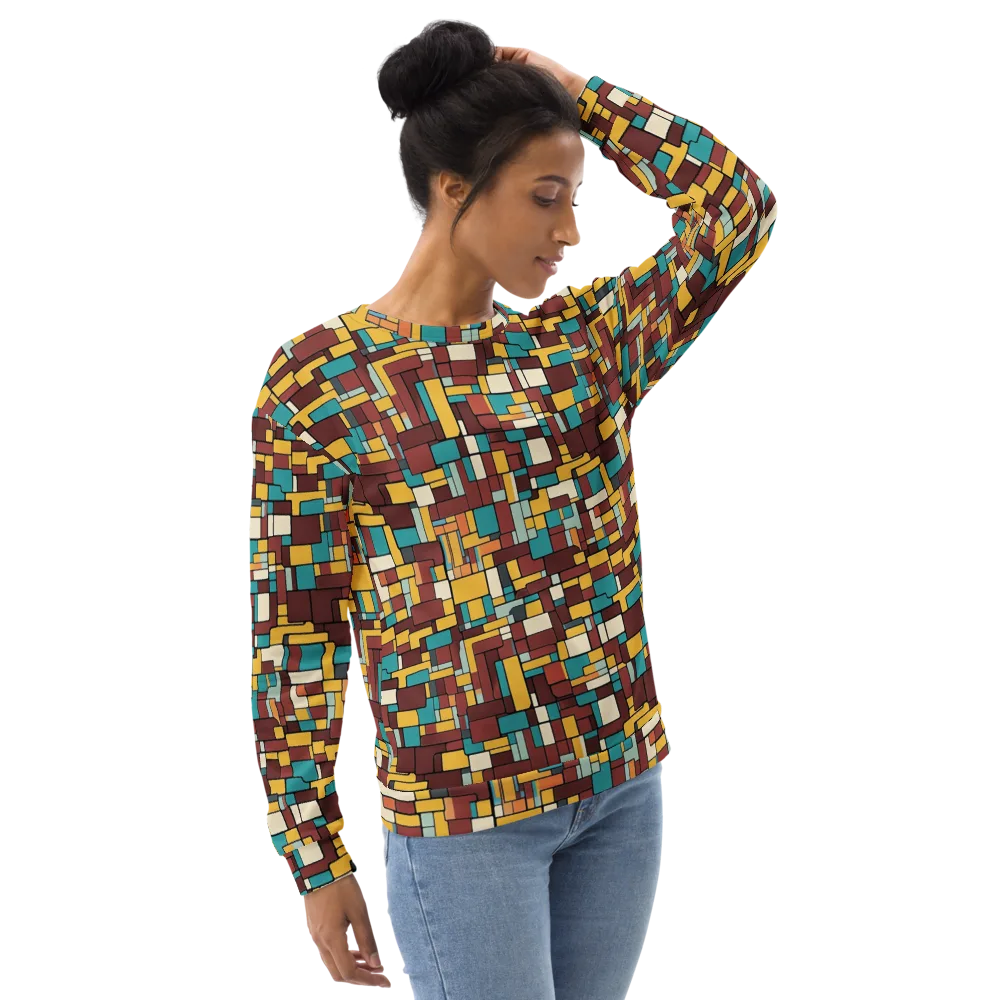 Bauhaus Block Party on Sweatshirt — Right Front