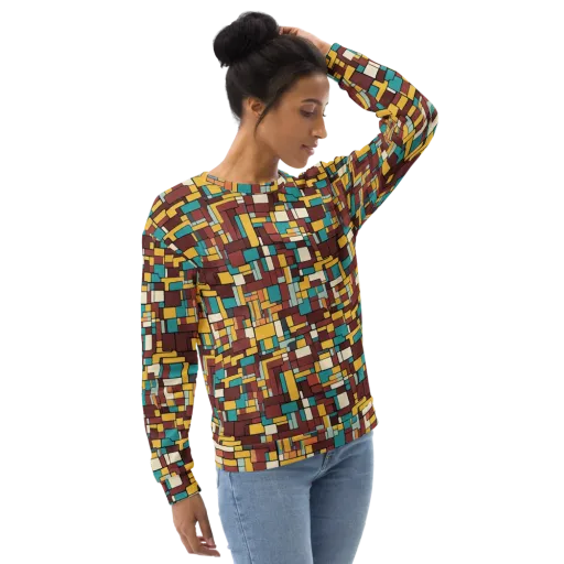 Bauhaus Block Party on a Sweatshirt