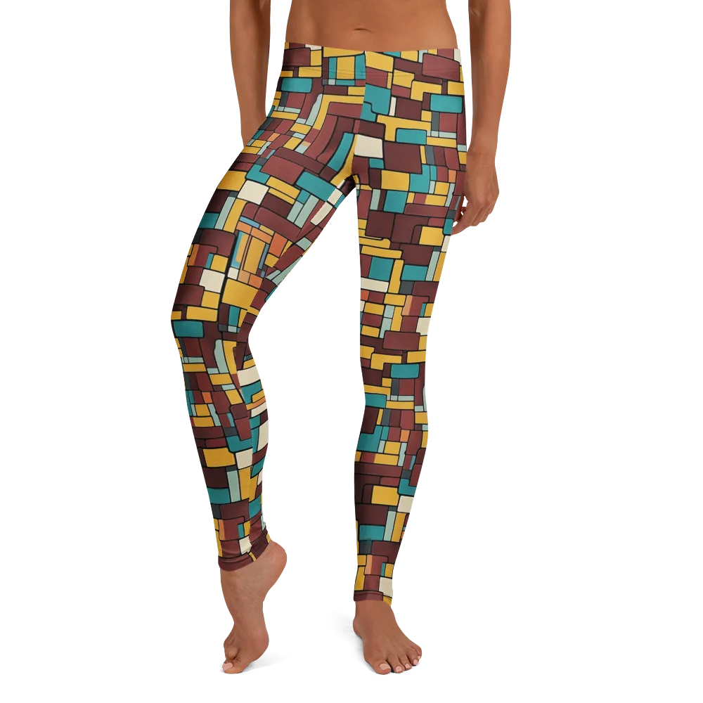 Bauhaus Block Party on Leggings — Front