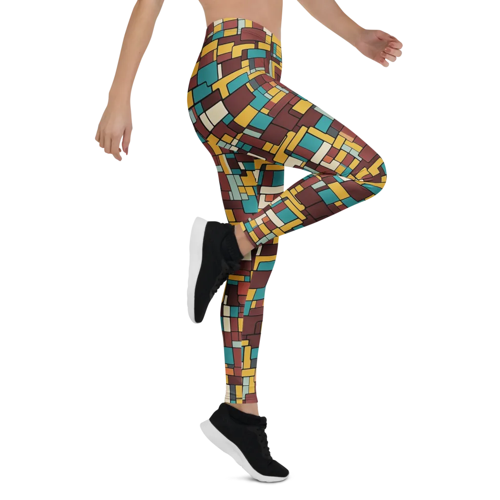 Bauhaus Block Party on Leggings — Right