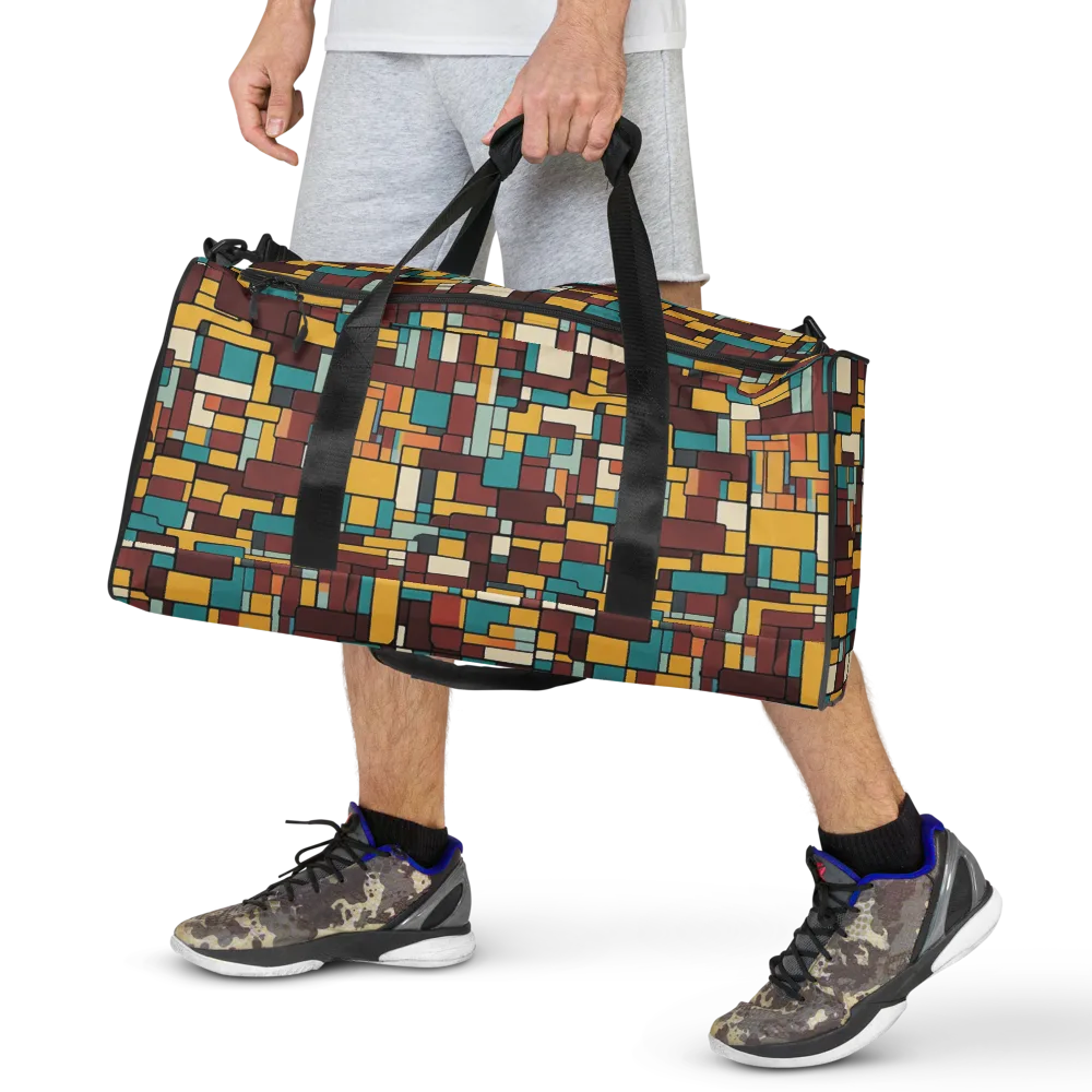 Bauhaus Block Party on Duffle Bag — Front