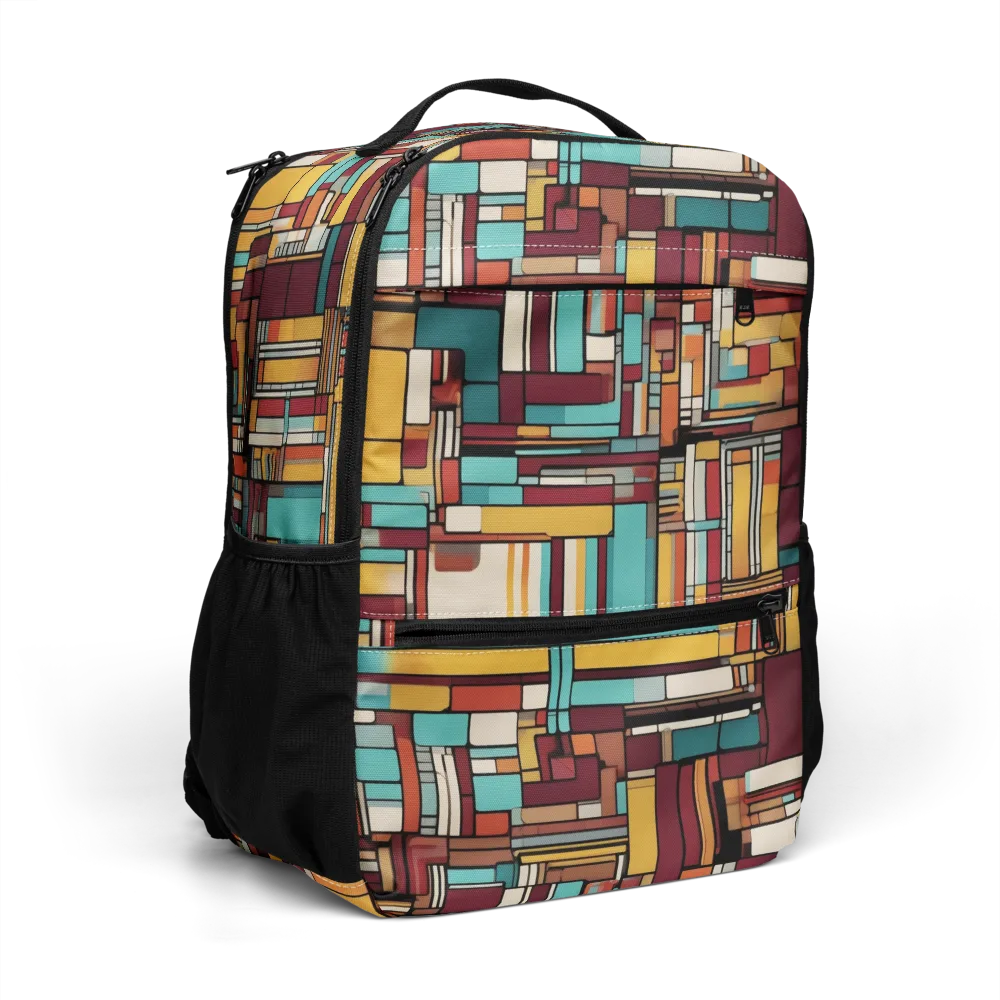 Urban Quilt on Utility Backpack — Right Front