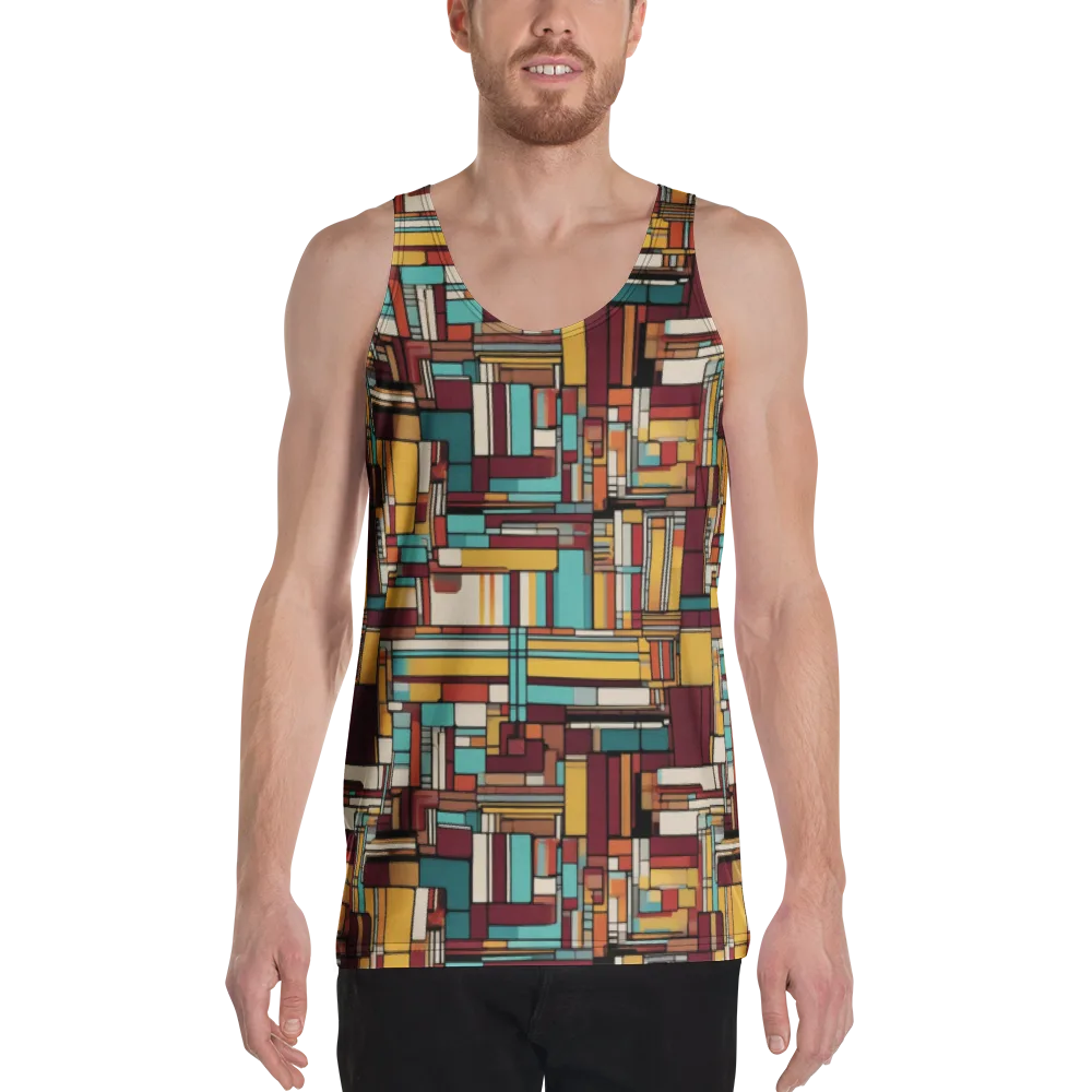 Urban Quilt on Men's Tank Top — Front