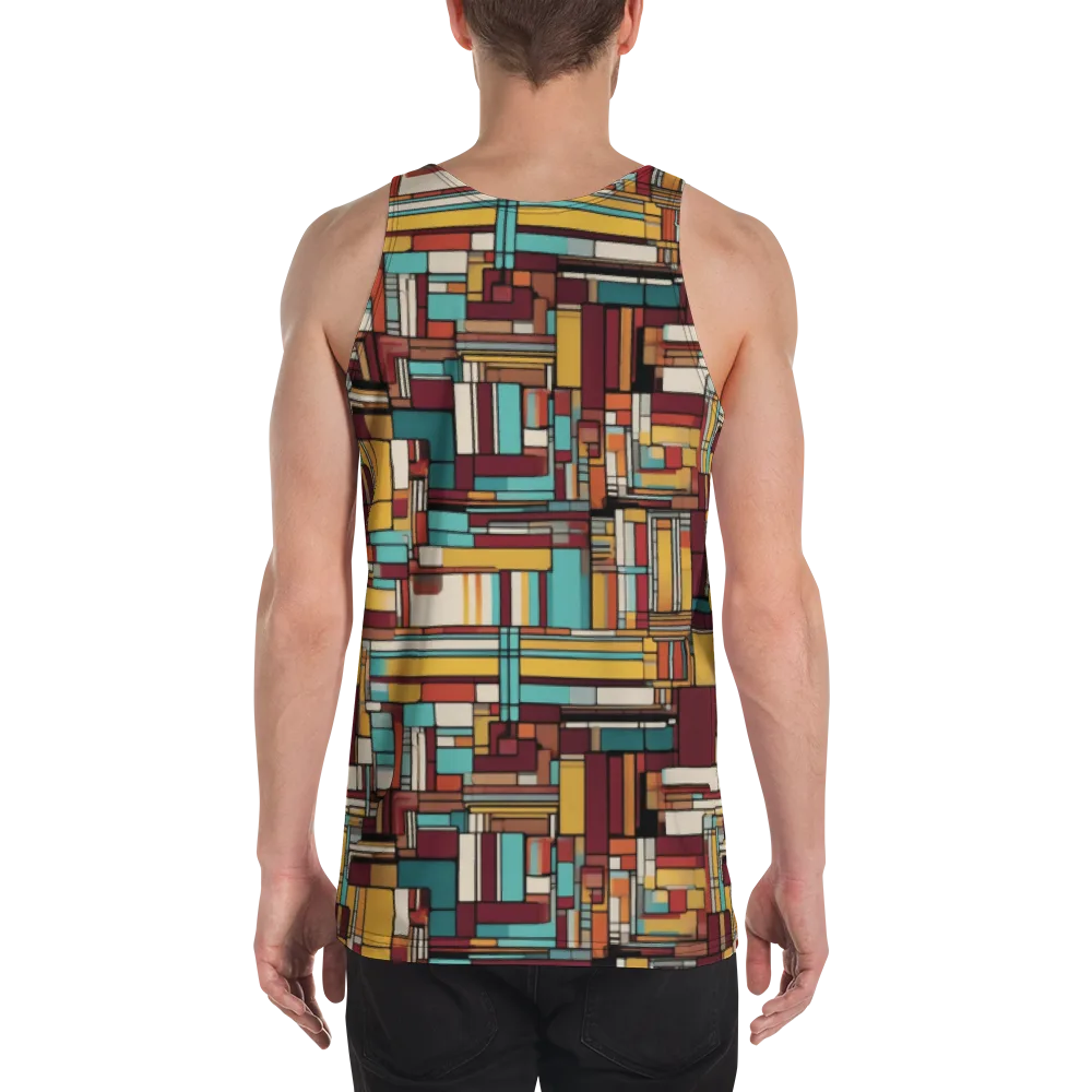 Urban Quilt on Men's Tank Top — Back