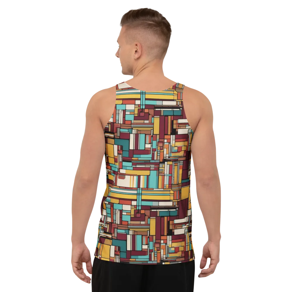 Urban Quilt on Men's Tank Top — Back