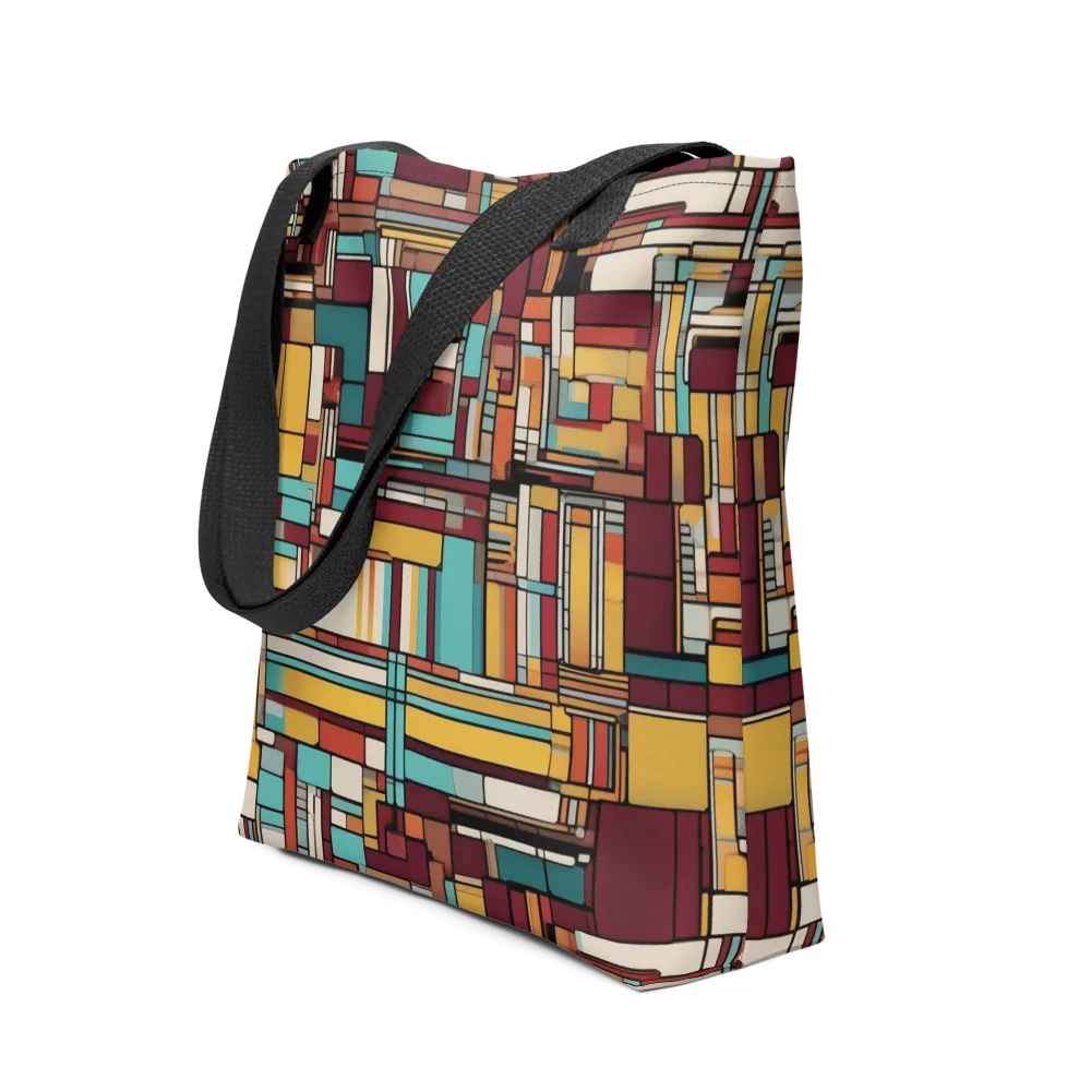 Urban Quilt on Tote Bag — Front