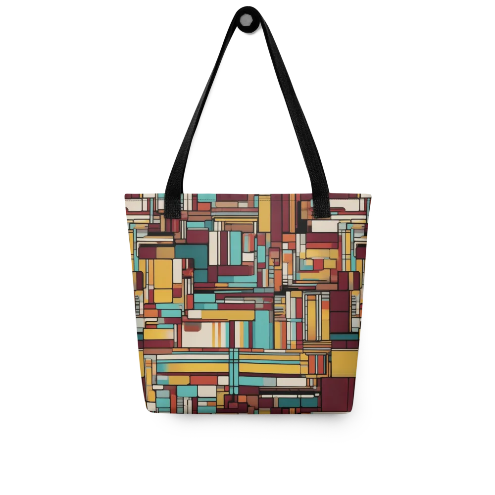 Urban Quilt on Tote Bag — Front