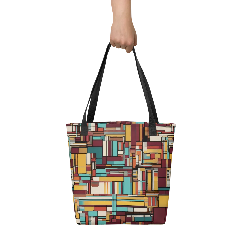 Urban Quilt on Tote Bag — Front