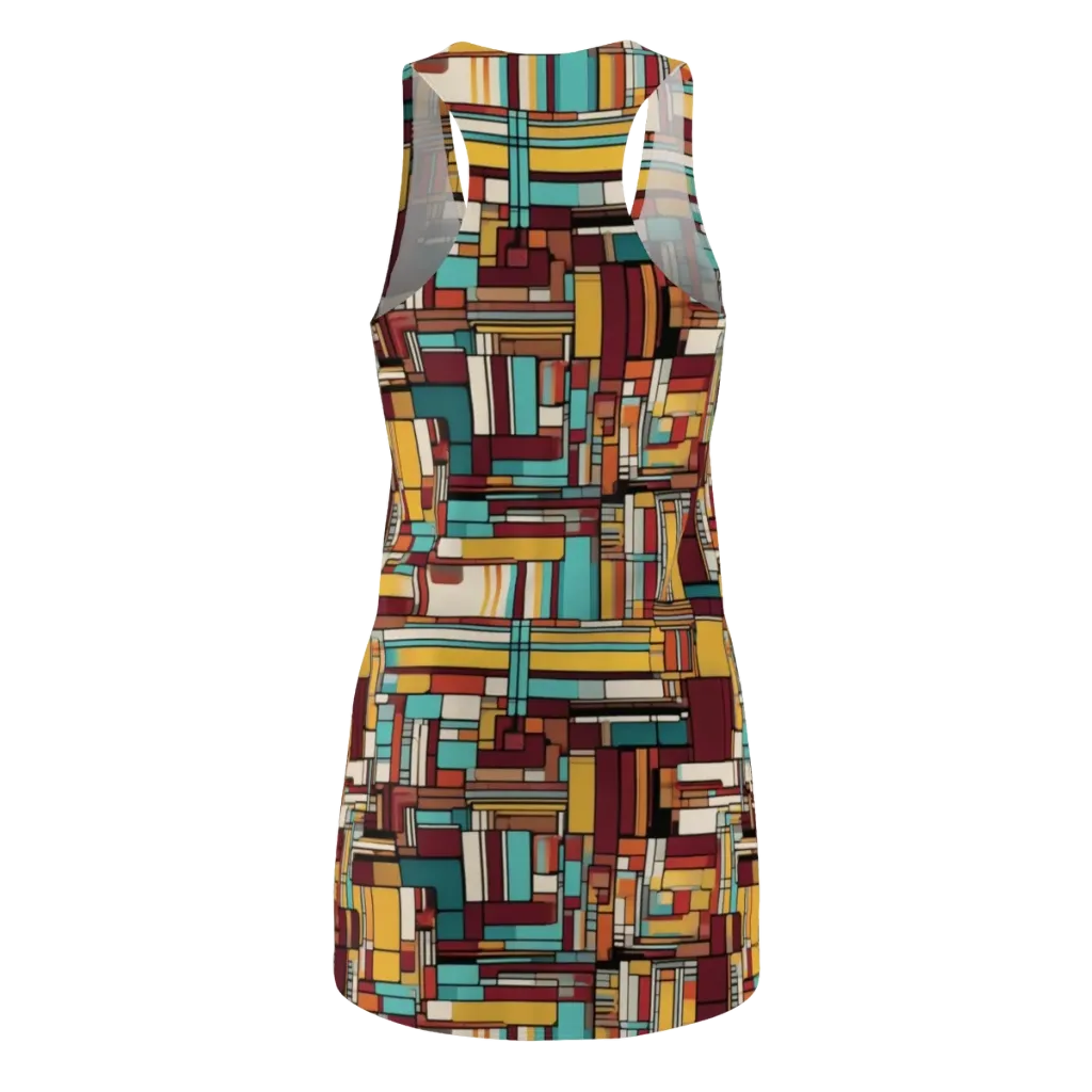 Urban Quilt on Racerback Dress — Back