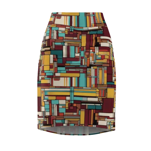 Urban Quilt on a Pencil Skirt