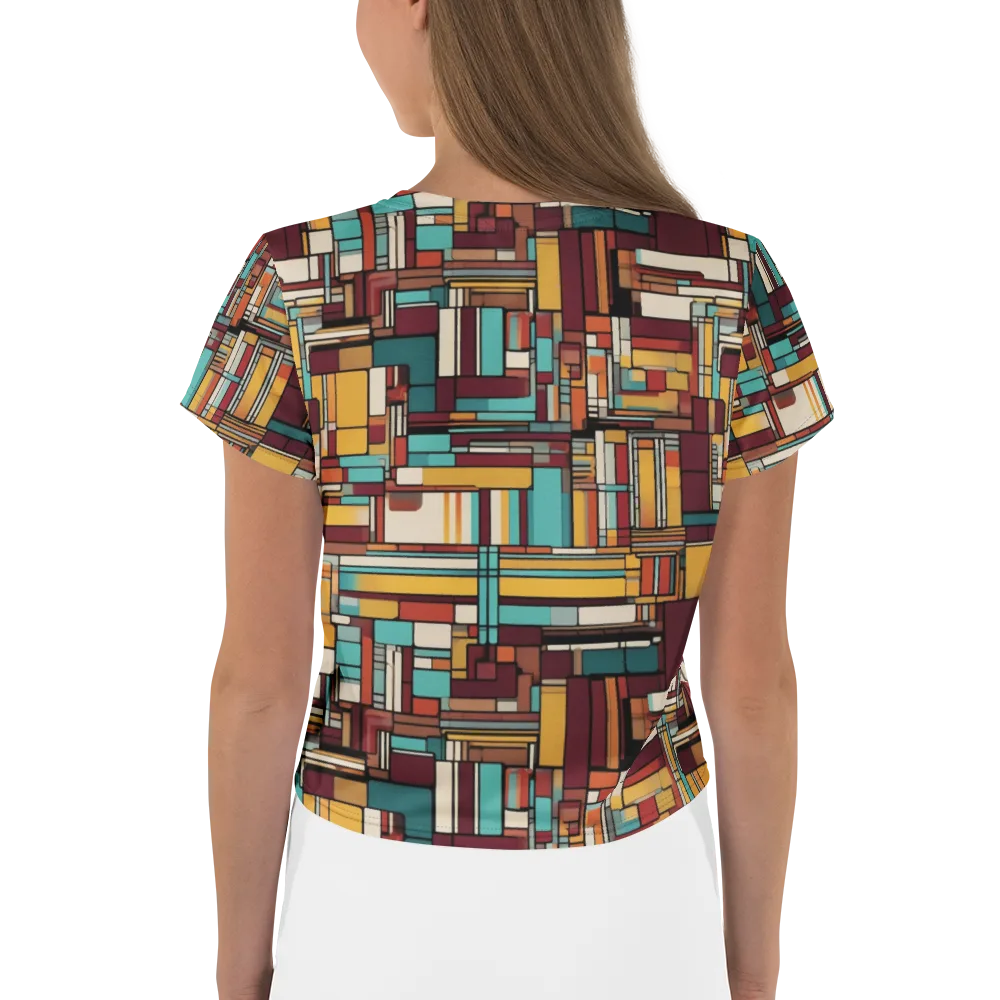 Urban Quilt on Crop Tee — Back