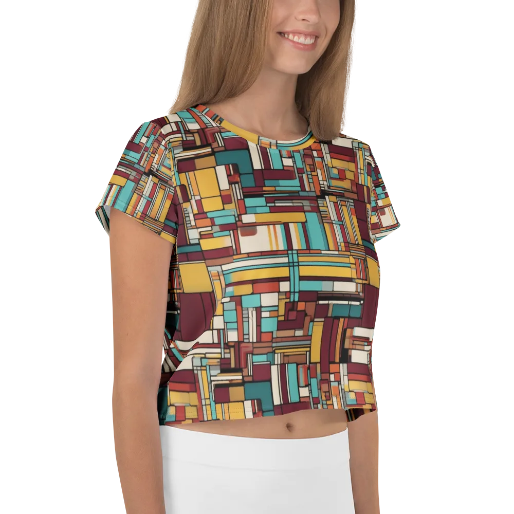 Urban Quilt on Crop Tee — Right