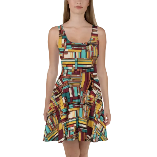 Urban Quilt on a Skater Dress