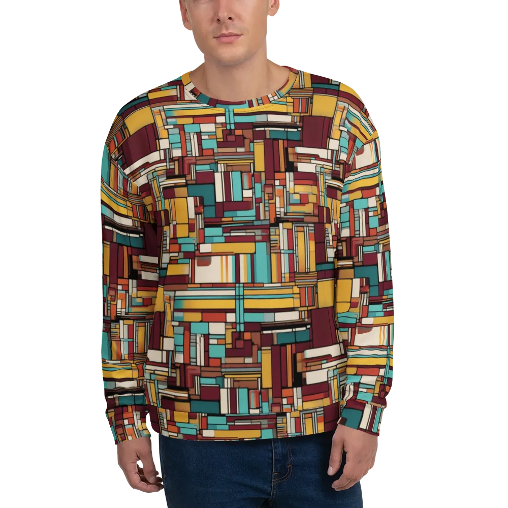 Urban Quilt on Sweatshirt — Front