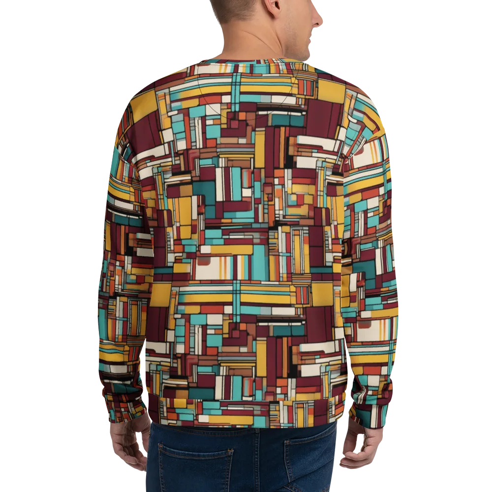 Urban Quilt on Sweatshirt — Back