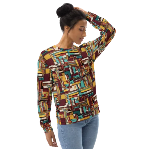 Urban Quilt on a Sweatshirt