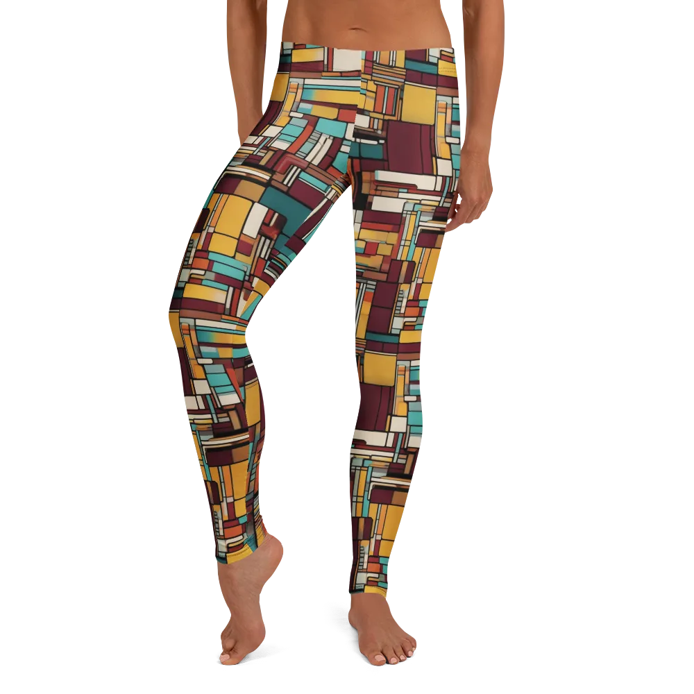 Urban Quilt on Leggings — Front
