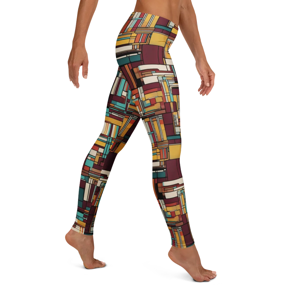 Urban Quilt on Leggings — Right
