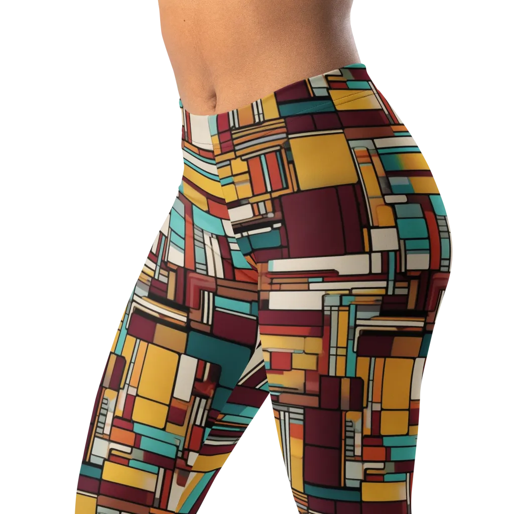 Urban Quilt on Leggings — Left Front