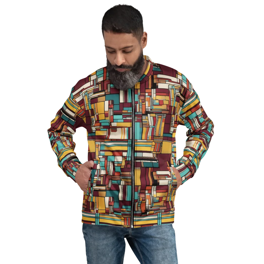 Urban Quilt on Bomber Jacket — Front