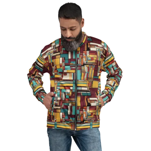 Urban Quilt on a Bomber Jacket