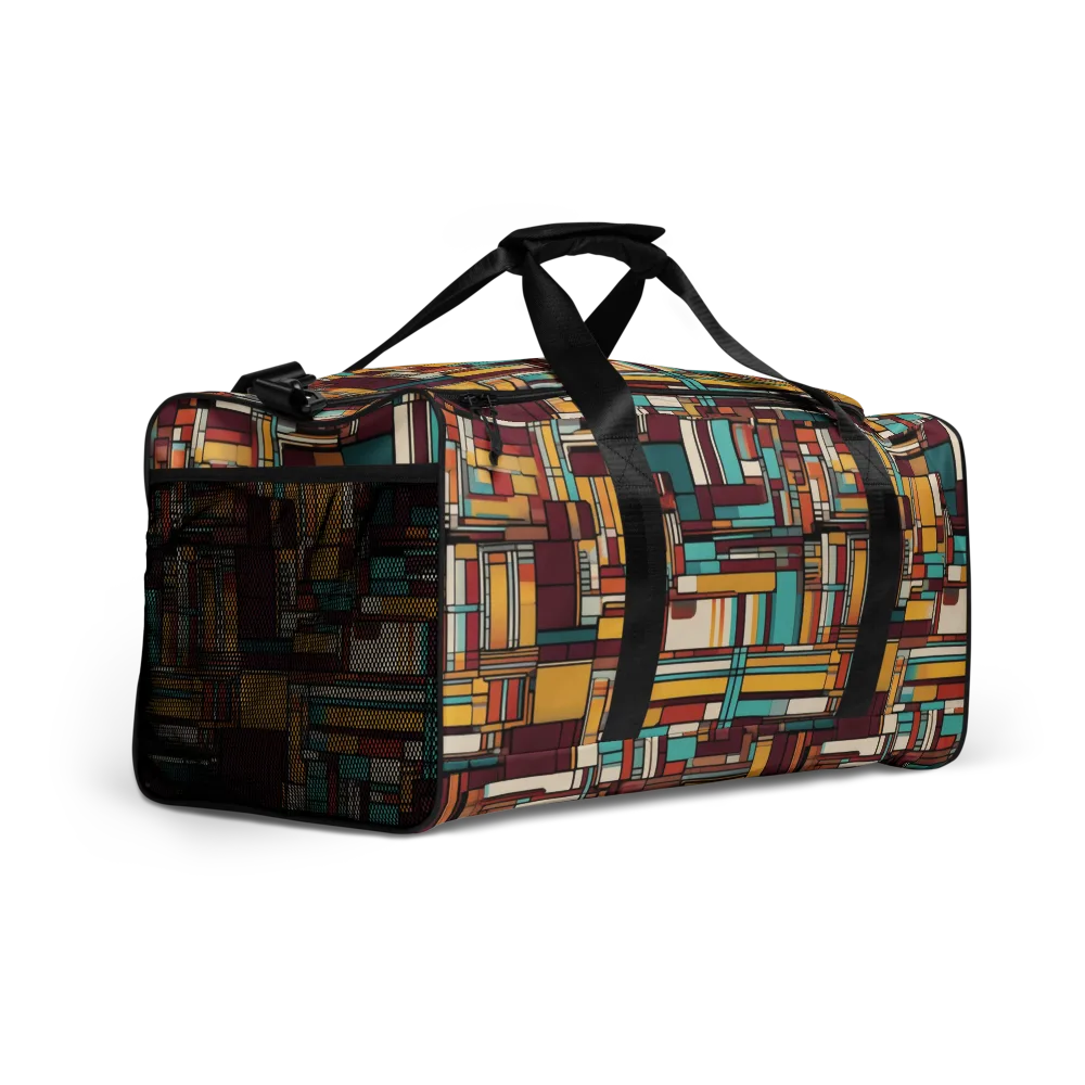 Urban Quilt on Duffle Bag — Right Front