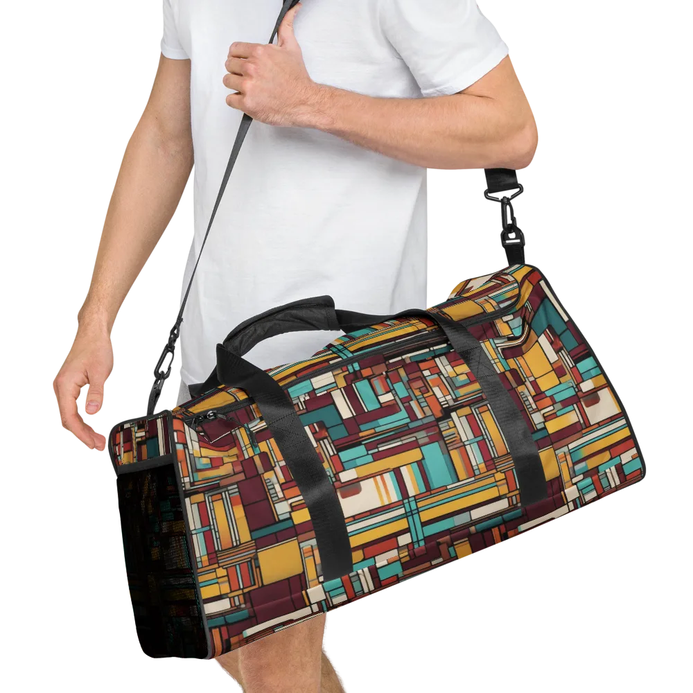 Urban Quilt on Duffle Bag — Right Front