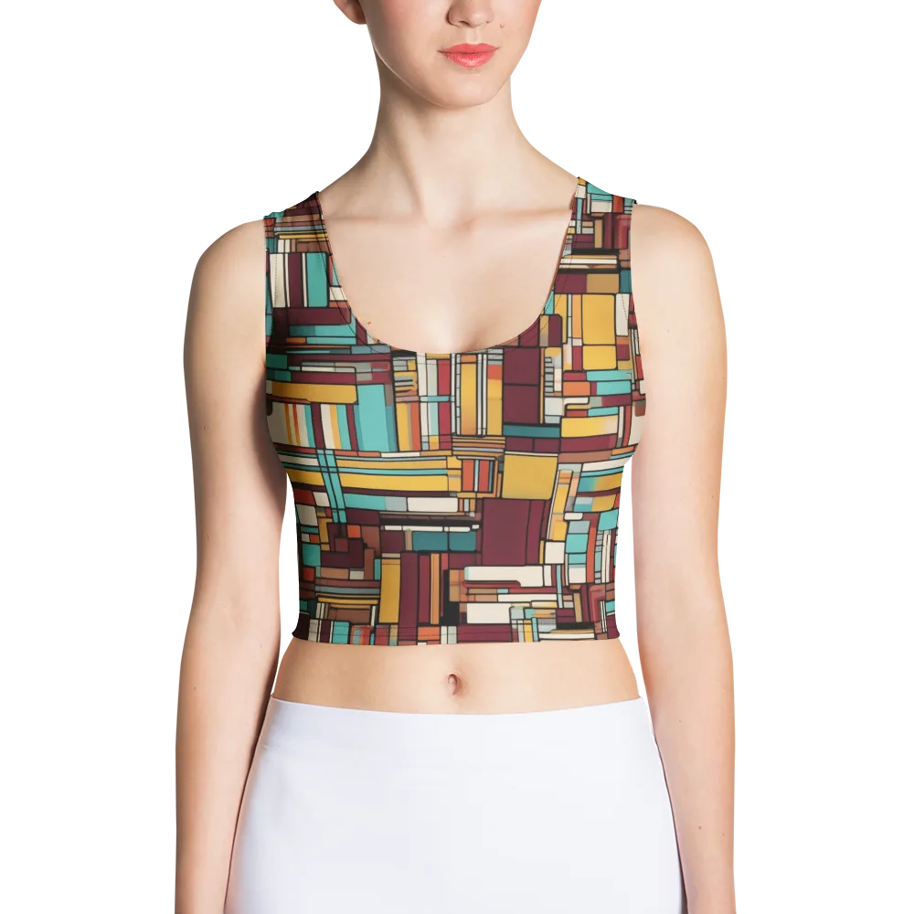 Urban Quilt on Crop Top — Front