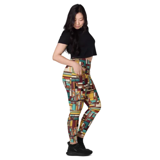 Urban Quilt on a Leggings with Pockets