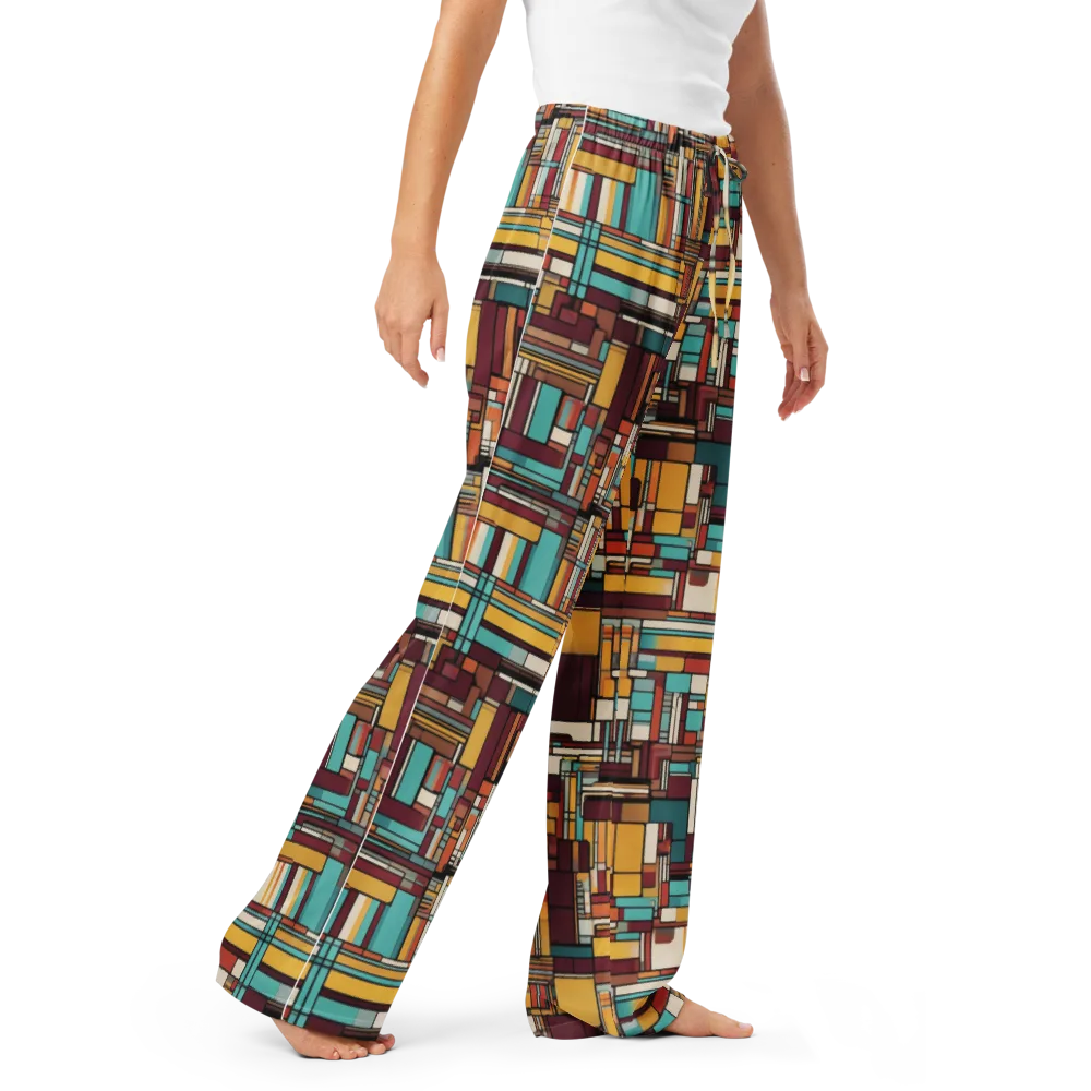 Urban Quilt on Women's Pajama Pants — Right Front