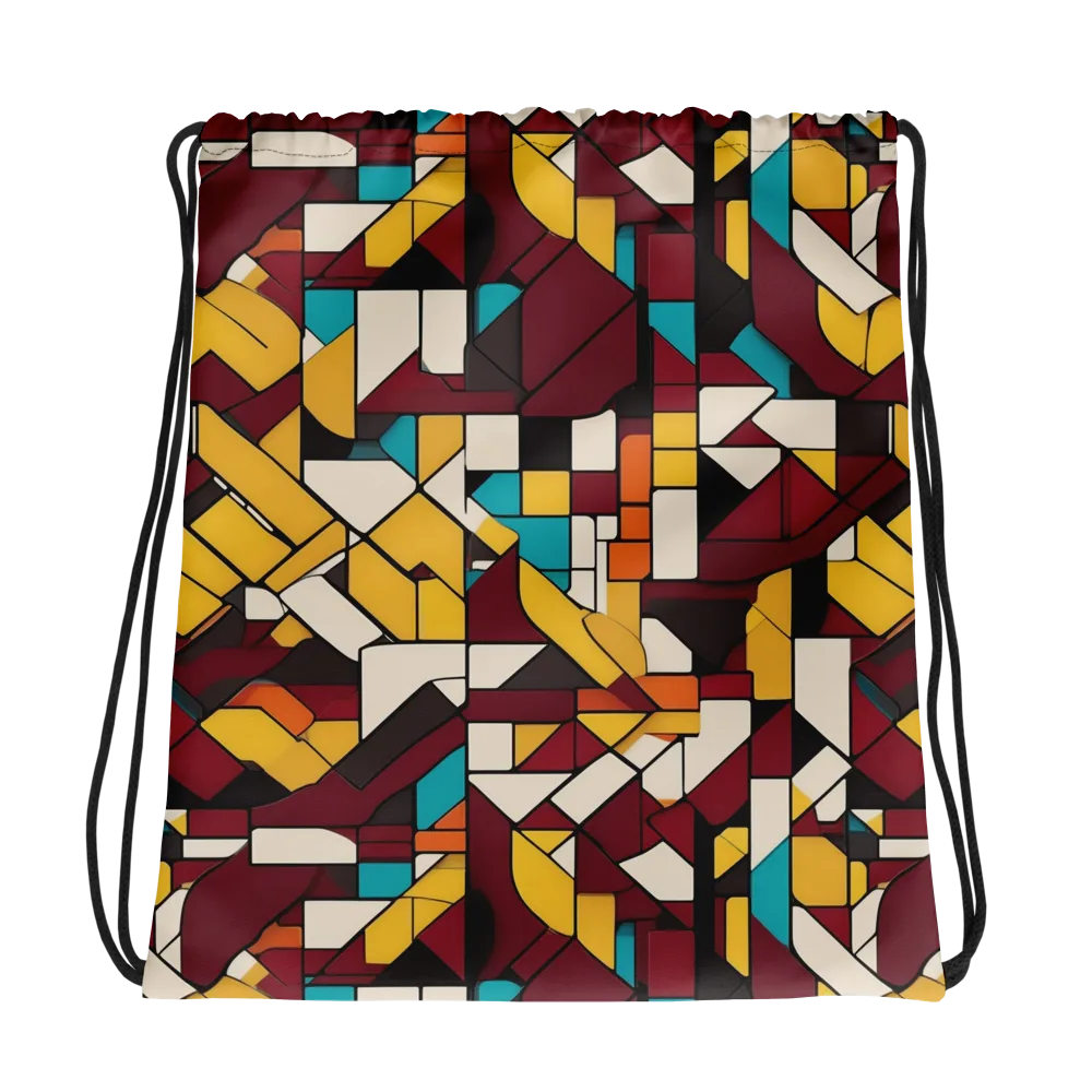 Carmine Circuit on Drawstring Bag — Photo