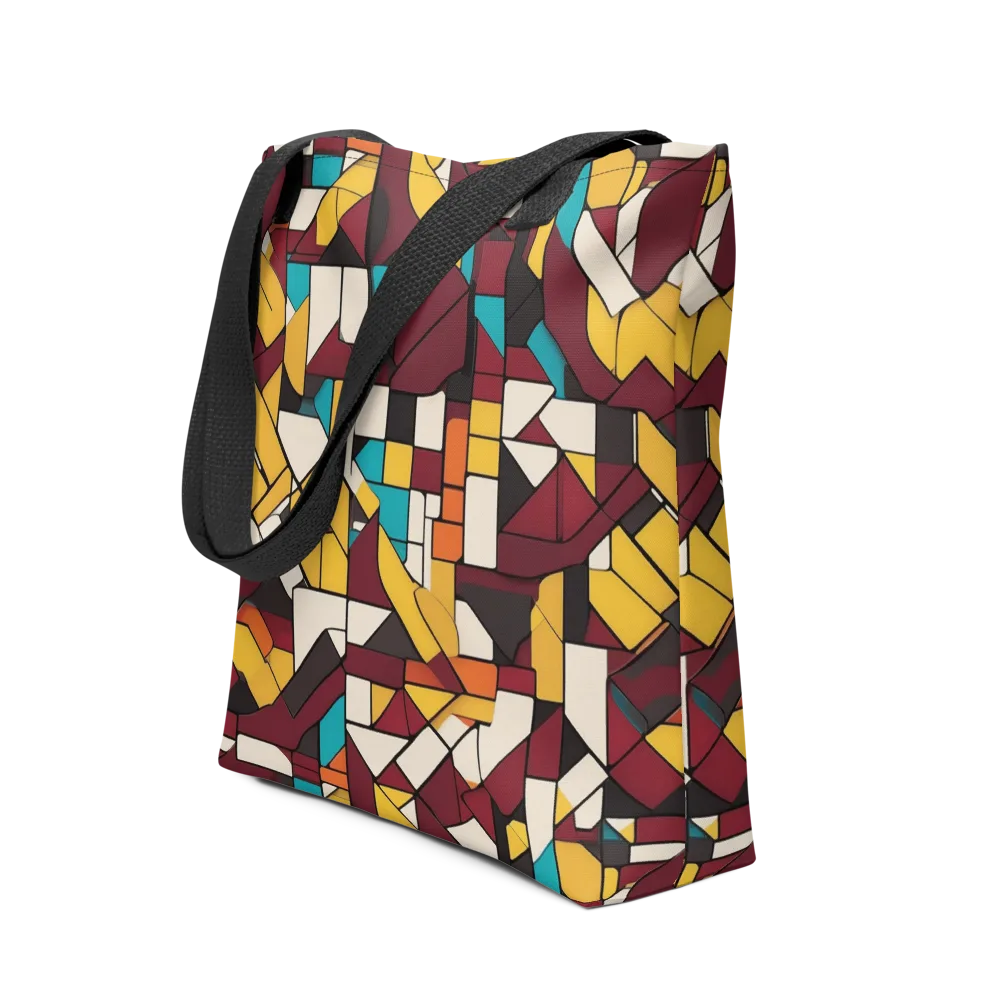 Carmine Circuit on Tote Bag — Front