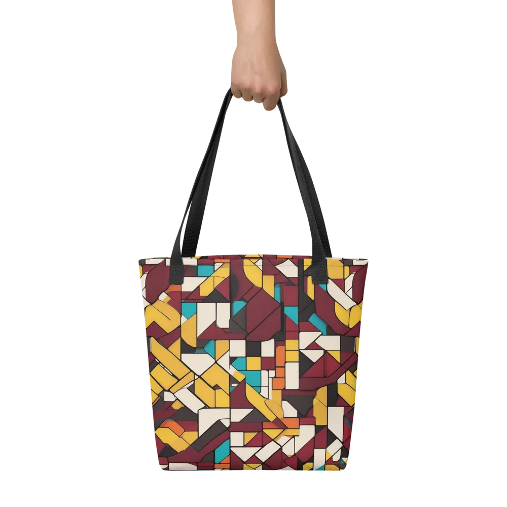 Carmine Circuit on Tote Bag — Front