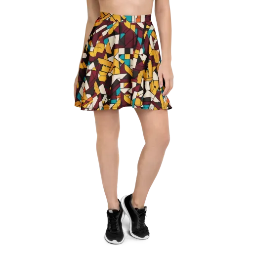 Carmine Circuit on a Skater Skirt