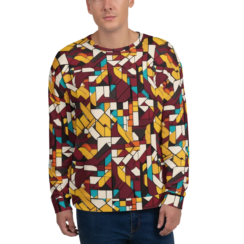 Carmine Circuit on Sweatshirt — Front