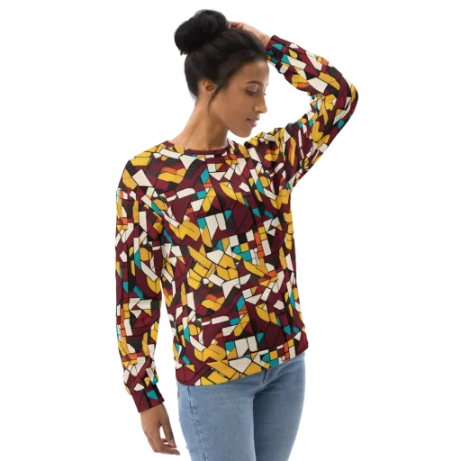 Carmine Circuit on a Sweatshirt