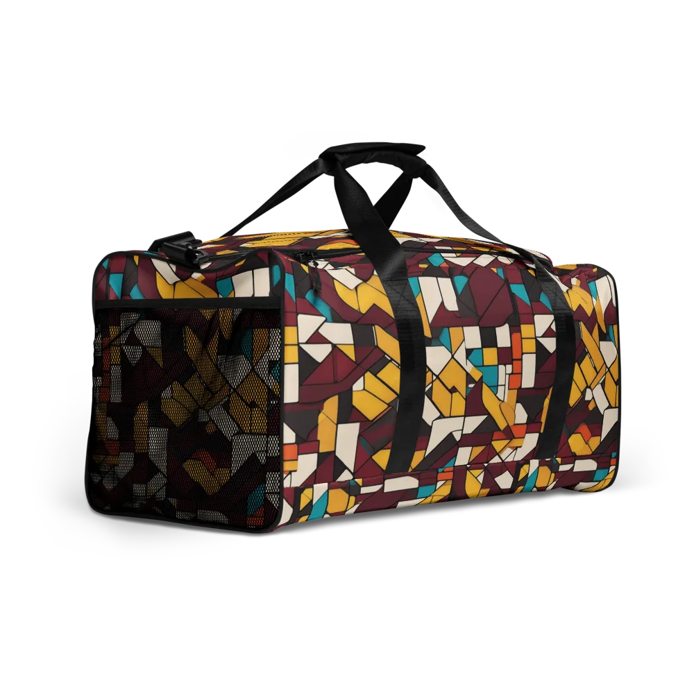 Carmine Circuit on Duffle Bag — Right Front