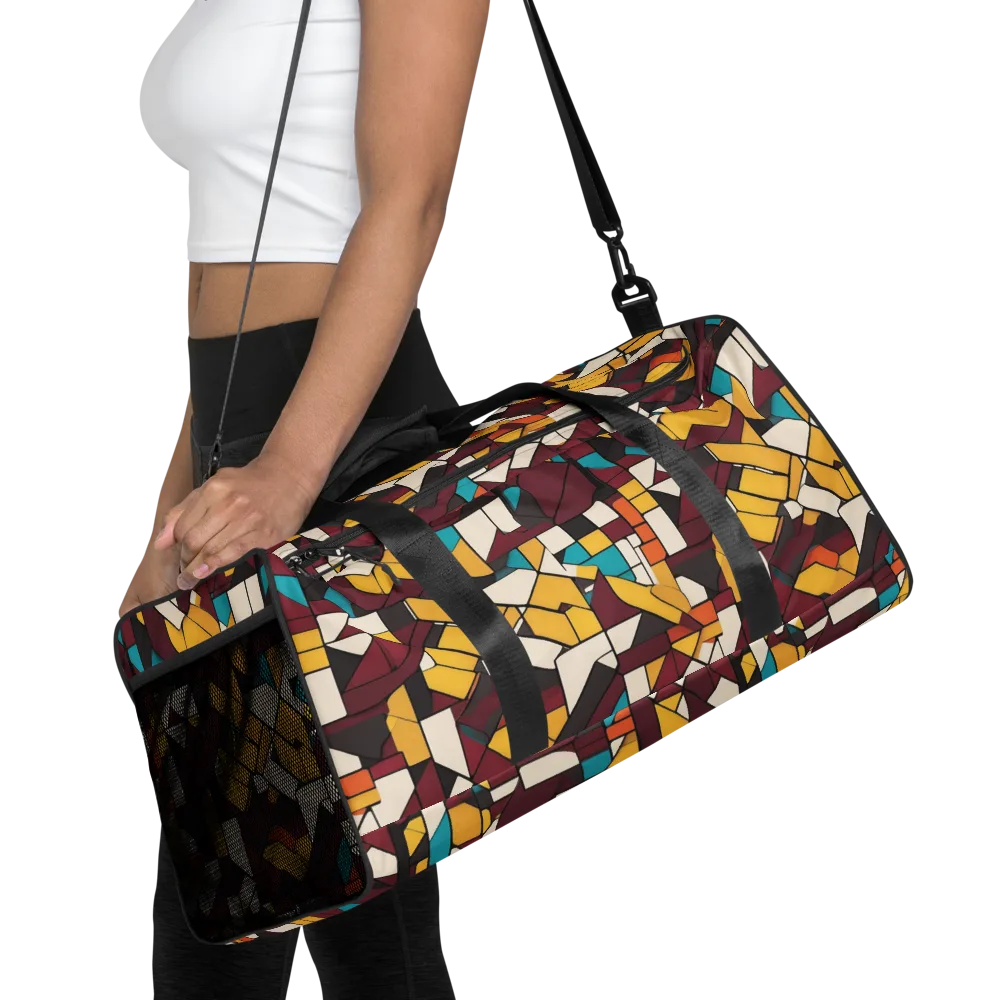 Carmine Circuit on Duffle Bag — Front
