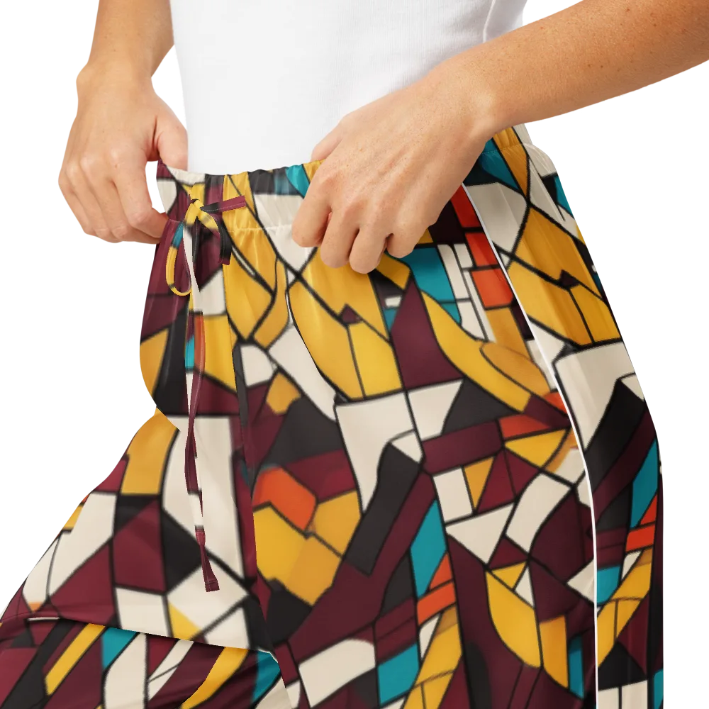 Carmine Circuit on Women's Pajama Pants — Product details