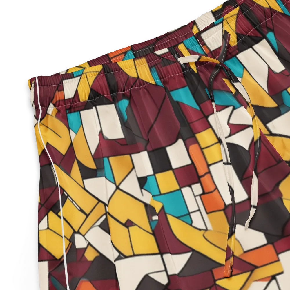 Carmine Circuit on Women's Pajama Shorts — Product details