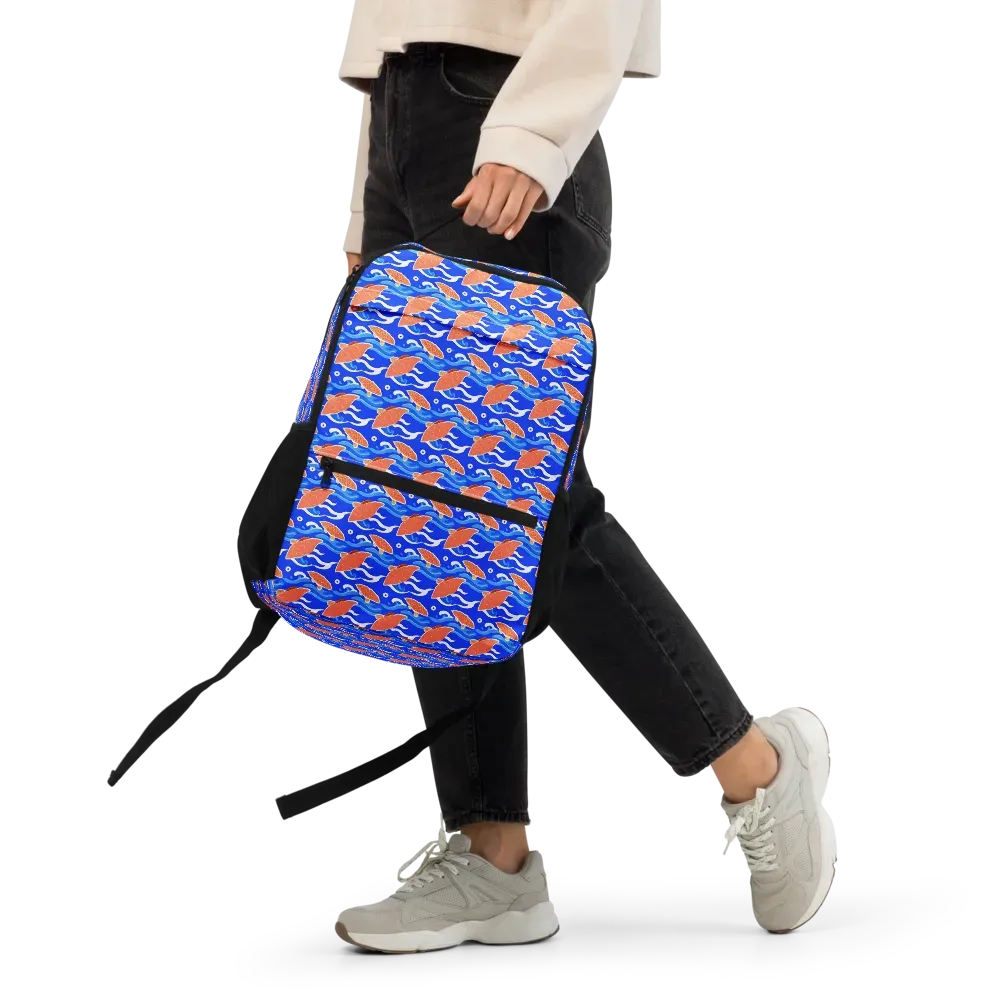 Neon River on Utility Backpack — Front