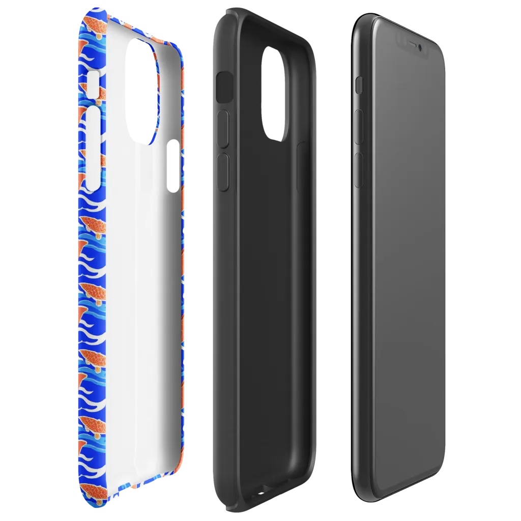 Neon River on Tough Case for iPhone® — Right