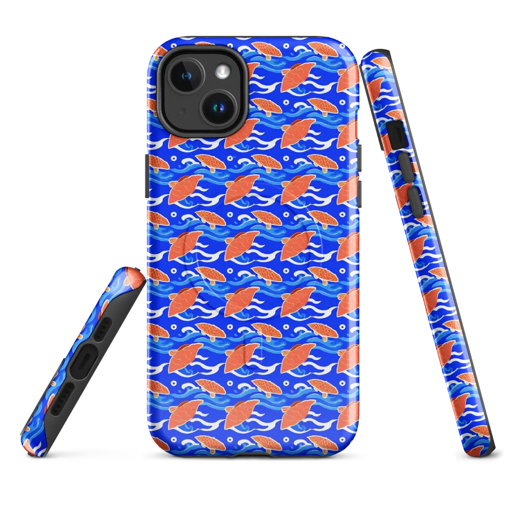 Neon River on MagSafe Tough Case for iPhone® — Front