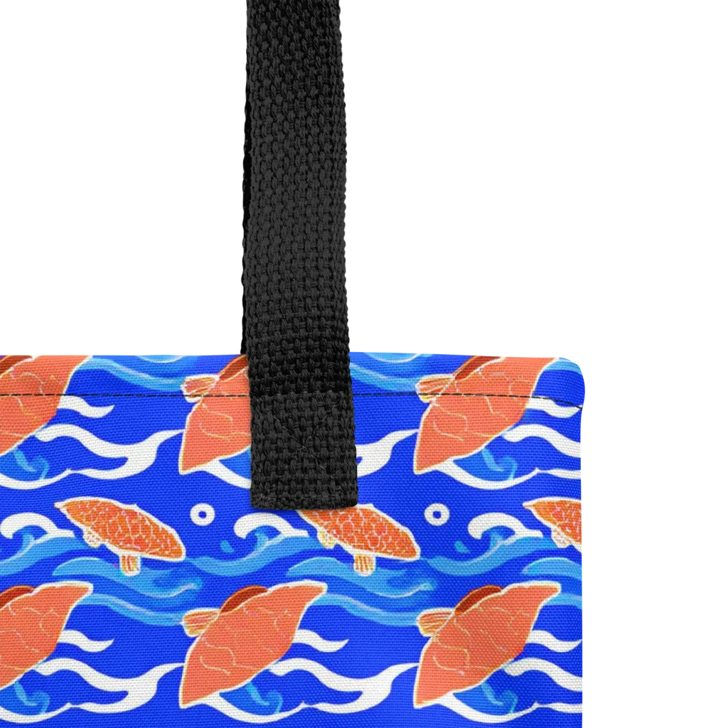 Neon River on Tote Bag — Product details