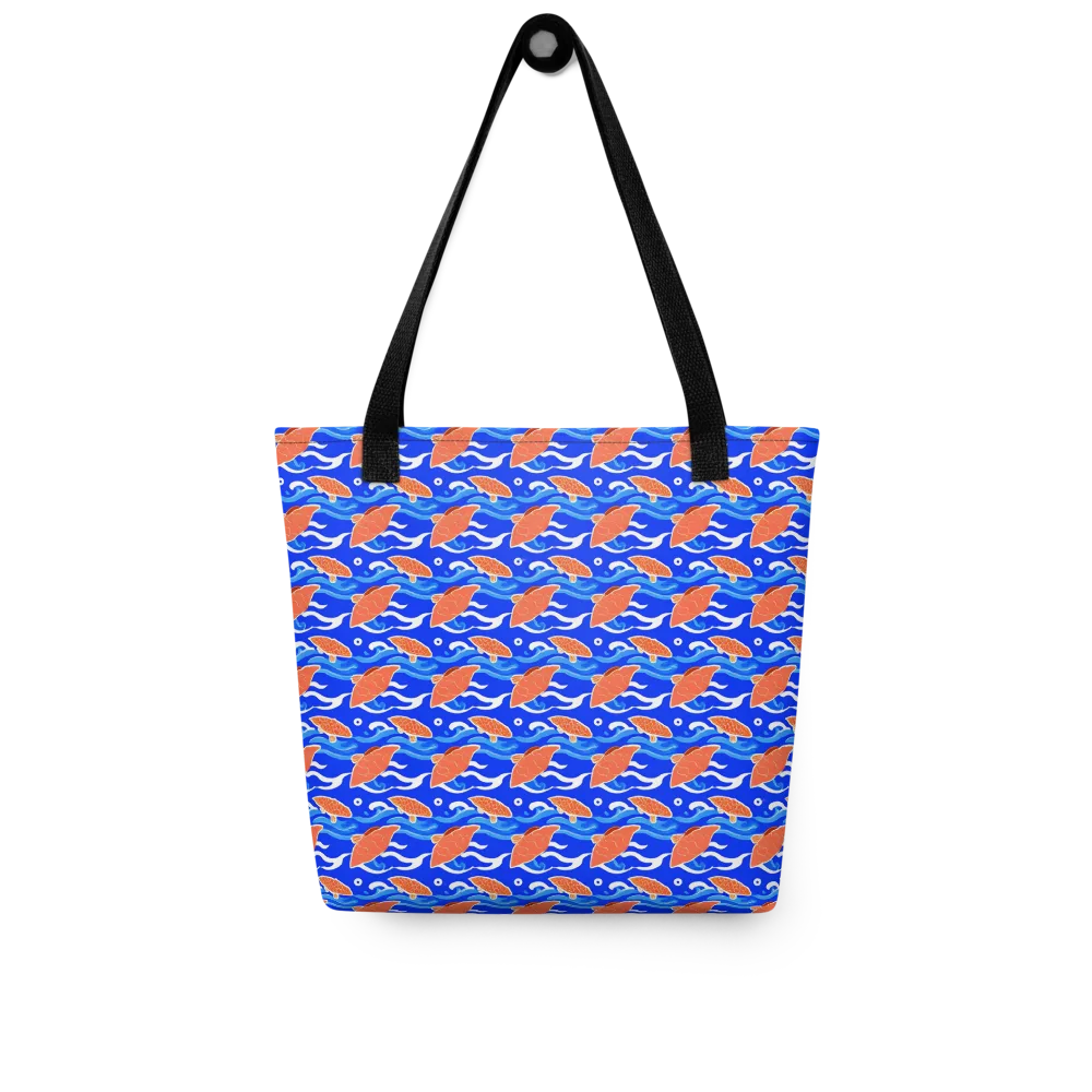 Neon River on Tote Bag — Front