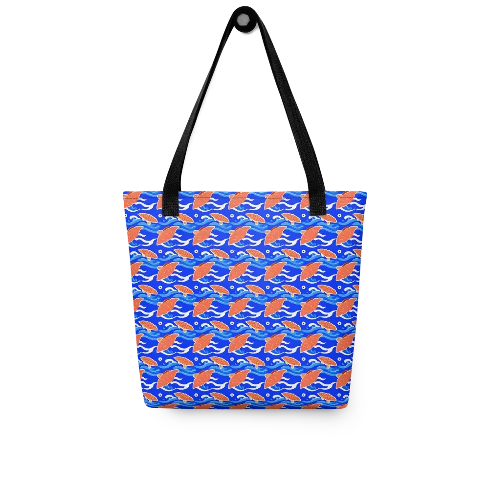 Neon River on Tote Bag — Front
