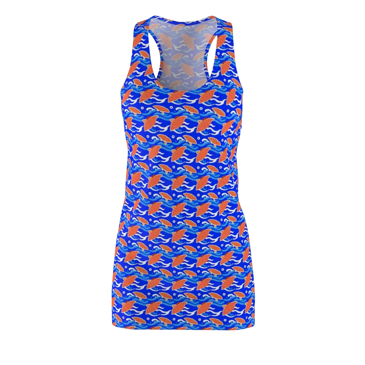 Neon River on Racerback Dress — Front